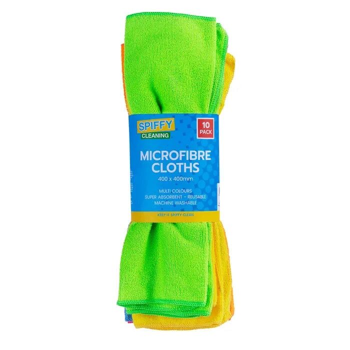 10PK Spiffy 40cm Smart Microfibre Dusting Super Absorbent Kitchen Cloths 10PK Spiffy 40cm Smart Microfibre Dusting Super Absorbent Kitchen Cloths