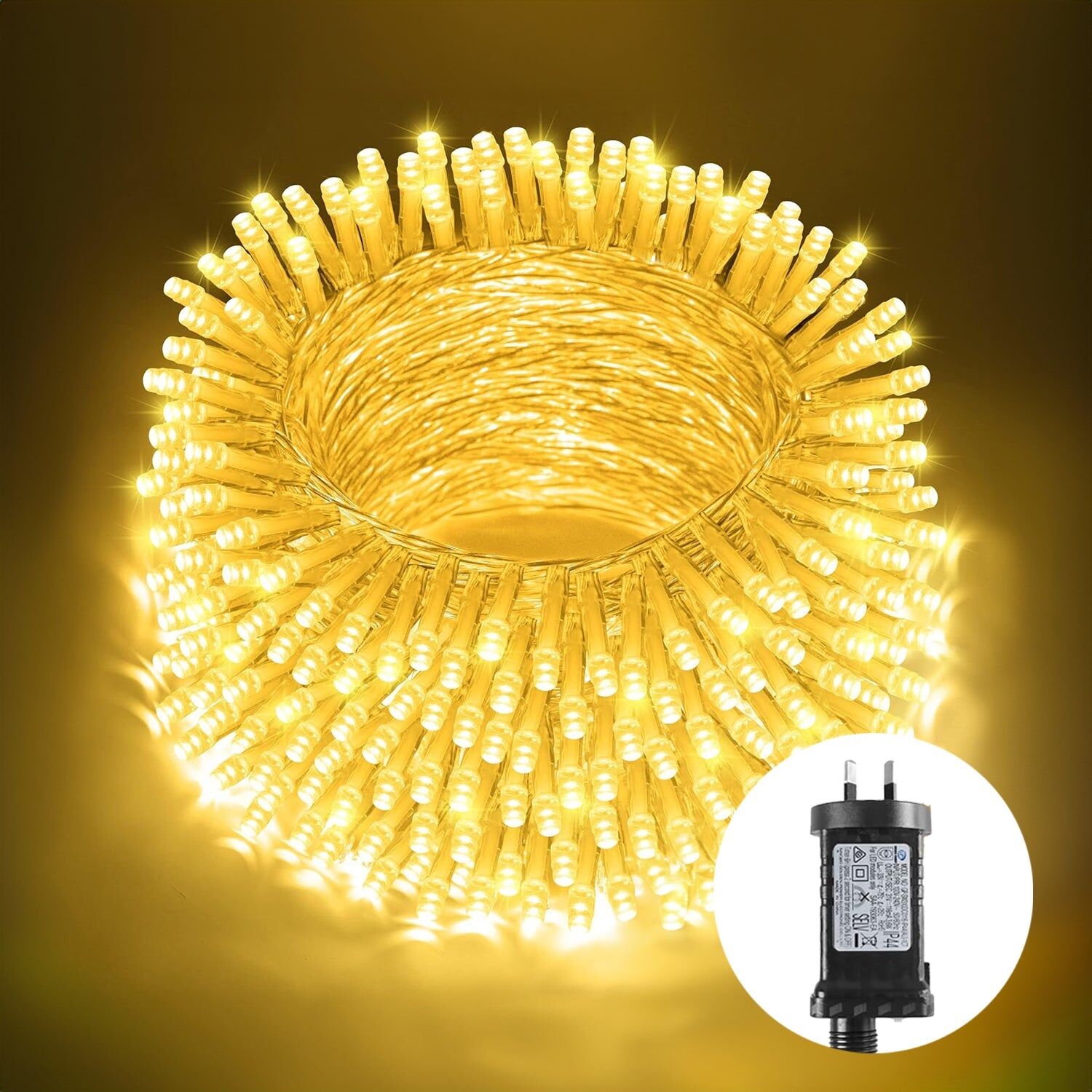 400 Low Voltage LED Curtain Lights 8 Functions 1.9x2M Christmas Decoration Warm White 400 Low Voltage LED Curtain Lights 8 Functions 1.9x2M Christmas Decoration Warm White