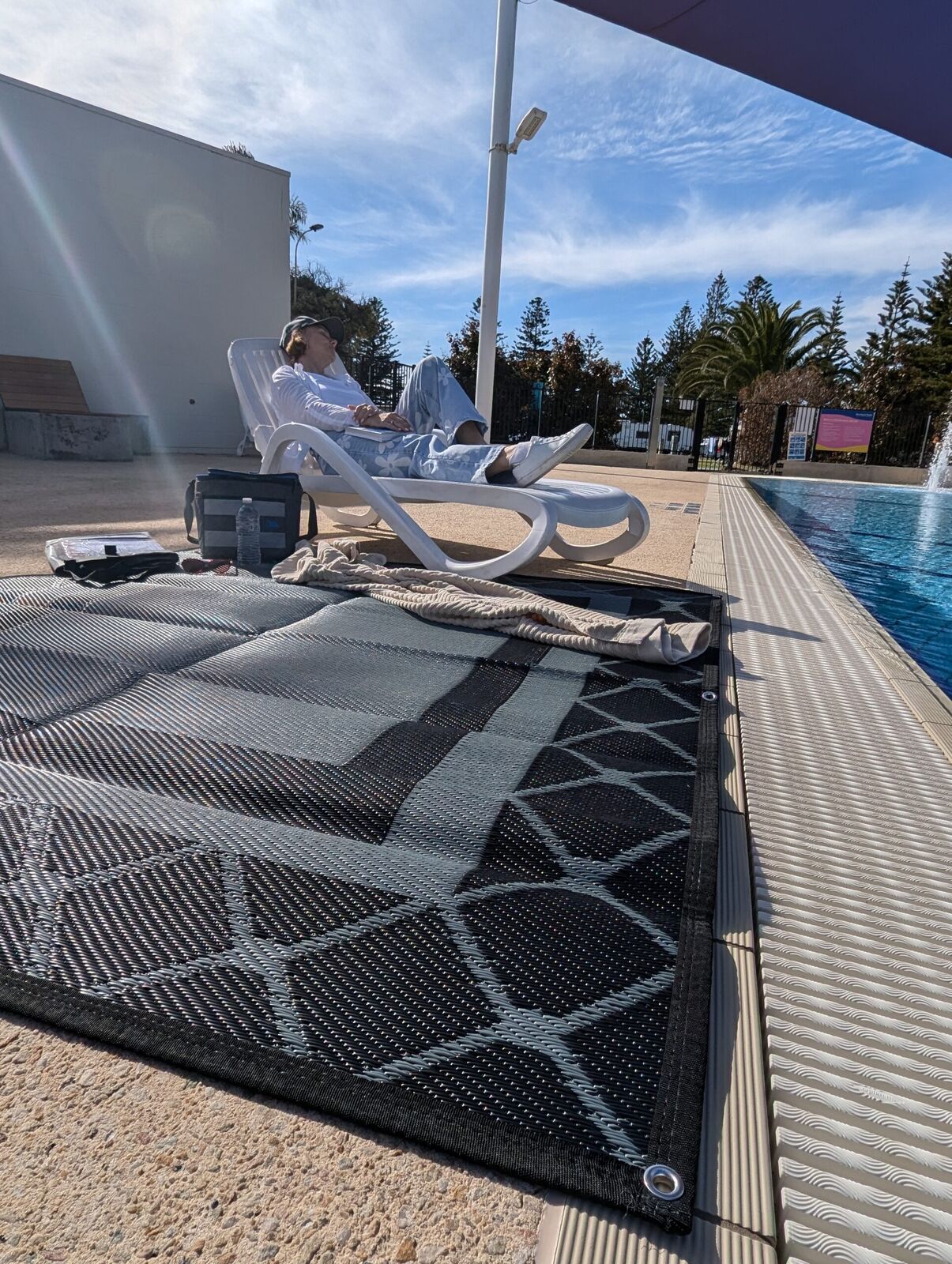Alfresco 1.8m x 1.8m Recycled Poly Camping Mat Alfresco 1.8m x 1.8m Recycled Poly Camping Mat