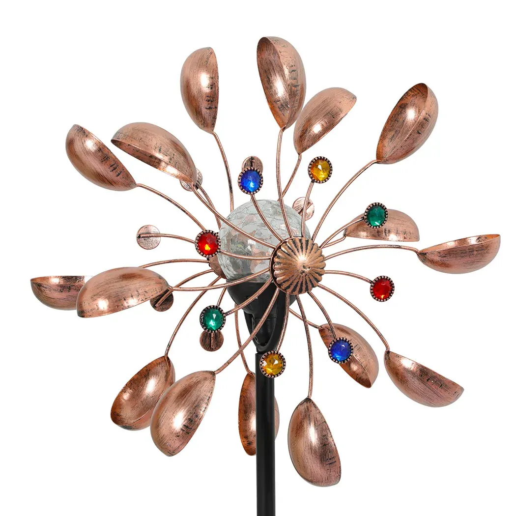 Garden Windmill Solar Light Wind Spinner Garden Windmill Solar Light Wind Spinner