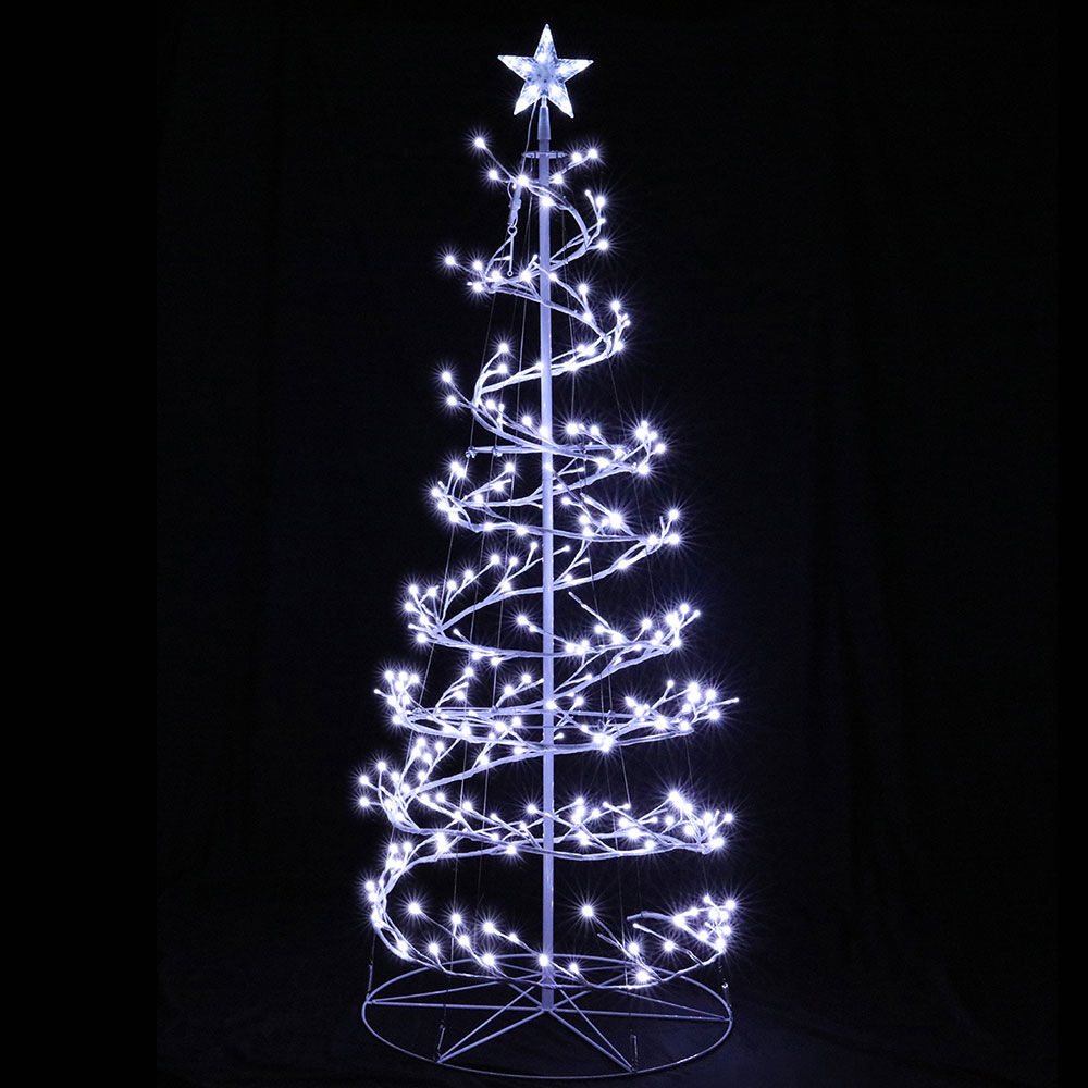 Christmas Tree 1.8M 6FT LED Xmas Decoration Cold White Lights Christmas Tree 1.8M 6FT LED Xmas Decoration Cold White Lights