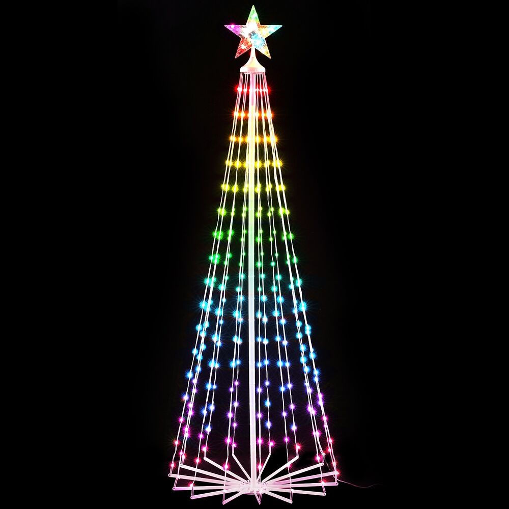 Christmas Tree 1.8m 265 RGB LED Fairy Lights Xmas Trees Decoration Christmas Tree 1.8m 265 RGB LED Fairy Lights Xmas Trees Decoration