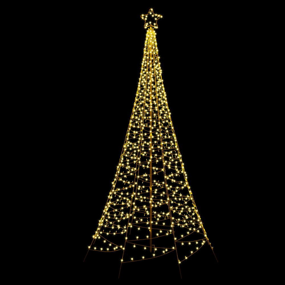 Solar Christmas Tree 3.6m 800 LED Net Lights Xmas Trees Decoration Solar Christmas Tree 3.6m 800 LED Net Lights Xmas Trees Decoration