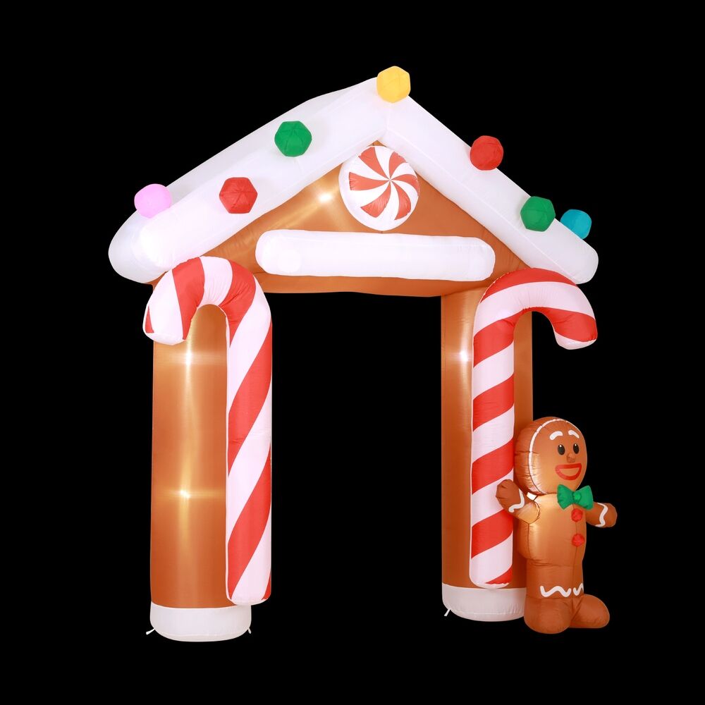 Christmas Inflatable Archwary Ginger 2.8M Illuminated Decorations Christmas Inflatable Archwary Ginger 2.8M Illuminated Decorations
