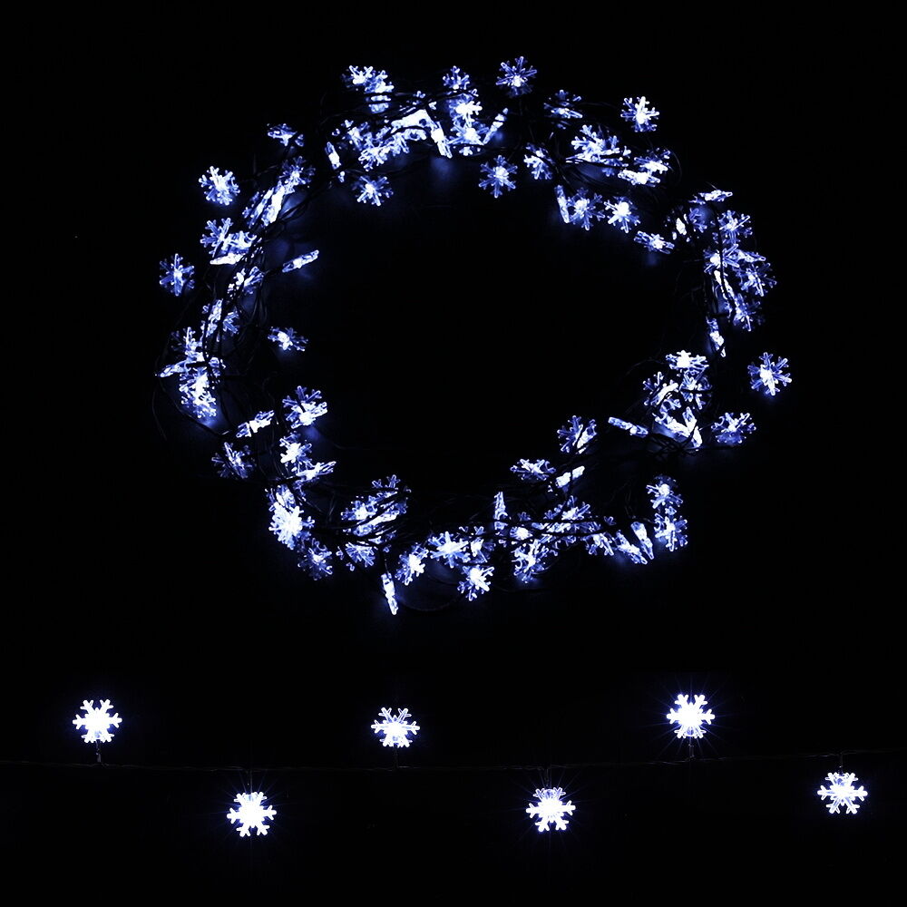 10M Christmas String Lights 100 LED Fairy Decor Cold White Snow 10M Christmas String Lights 100 LED Fairy Decor Cold White Snow