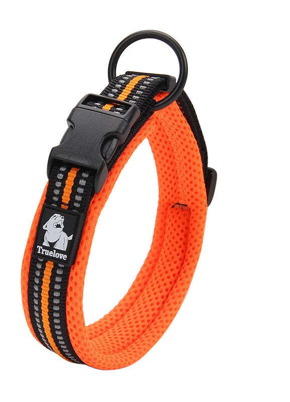 Heavy Duty Reflective Dog Collar - Orange, M Heavy Duty Reflective Dog Collar - Orange, M