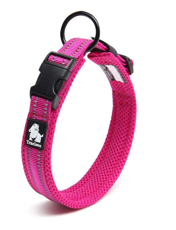 Heavy Duty Reflective Dog Collar - Pink, 3XL Heavy Duty Reflective Dog Collar - Pink, 3XL