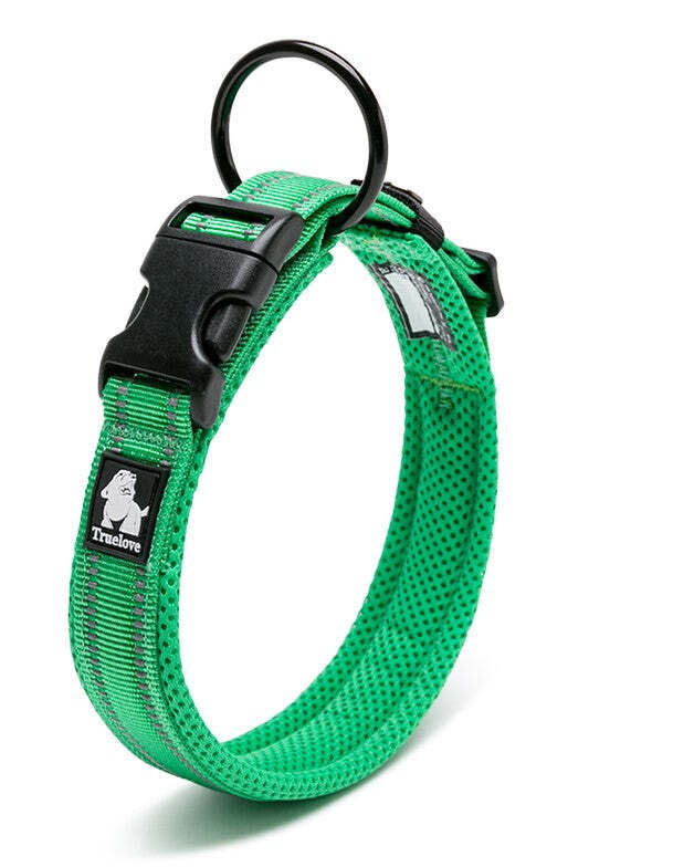 Heavy Duty Reflective Dog Collar - Green, 3XL Heavy Duty Reflective Dog Collar - Green, 3XL