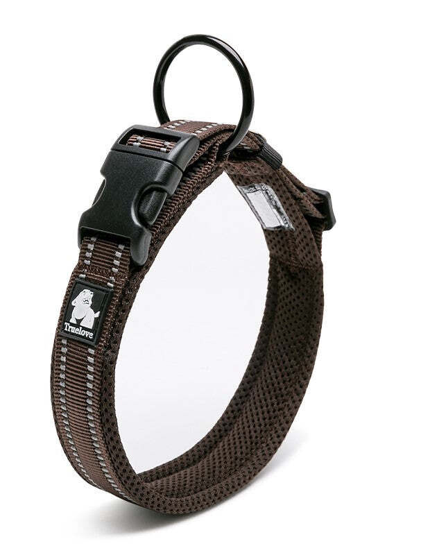 Heavy Duty Reflective Dog Collar - Brown, XL Heavy Duty Reflective Dog Collar - Brown, XL