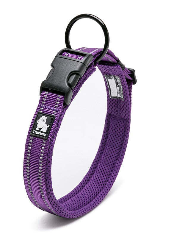 Heavy Duty Reflective Dog Collar - Purple, XS Heavy Duty Reflective Dog Collar - Purple, XS