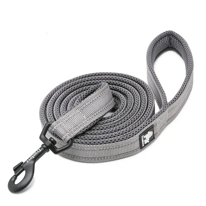 Reflective Pet Leash 2m - Grey, M Reflective Pet Leash 2m - Grey, M