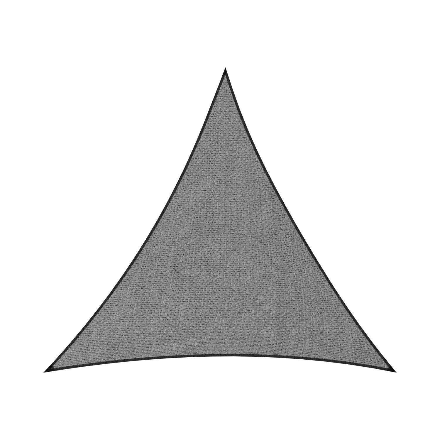 Wallaroo 280GSM Outdoor Sun Shade Sail Canopy Grey - 5m x 5m x 5m Wallaroo 280GSM Outdoor Sun Shade Sail Canopy Grey - 5m x 5m x 5m