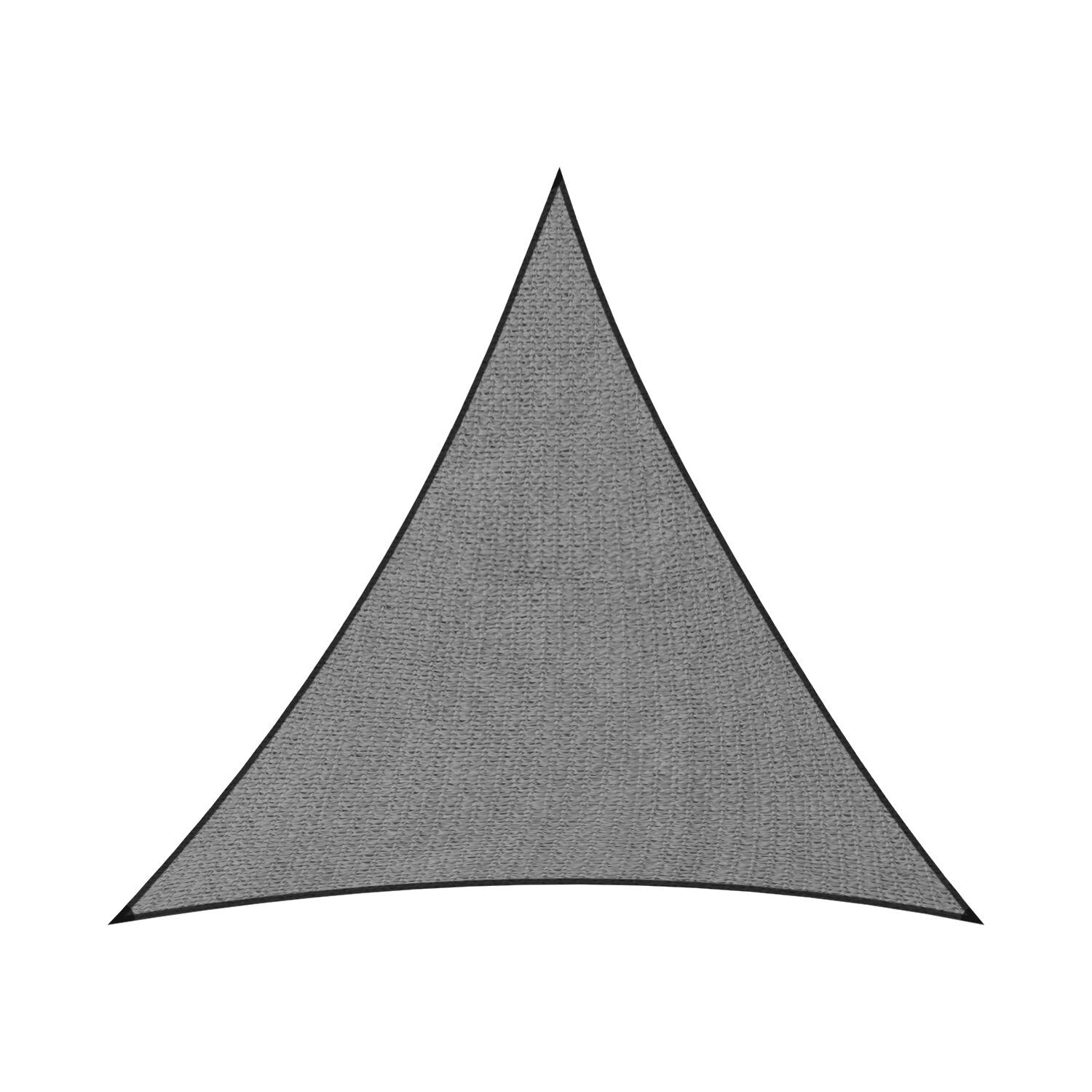 Wallaroo 280GSM Outdoor Sun Shade Sail Canopy Grey Triangle 7m x 7m x 7m Wallaroo 280GSM Outdoor Sun Shade Sail Canopy Grey Triangle 7m x 7m x 7m