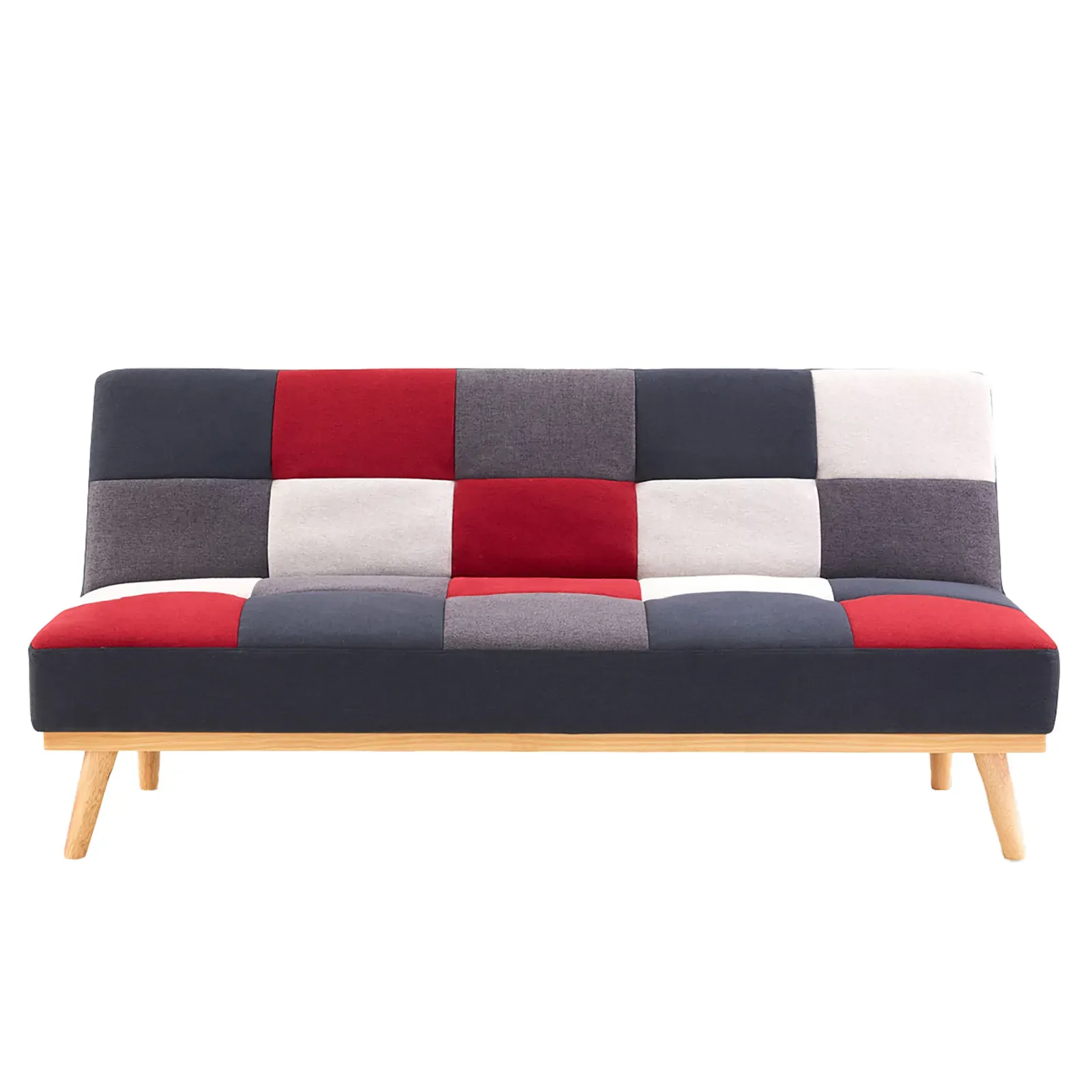 3 Seater Modular Linen Fabric Wood Sofa Bed Couch - Multi-colour 3 Seater Modular Linen Fabric Wood Sofa Bed Couch - Multi-colour