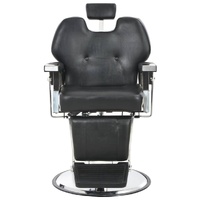 Barber Chair Black 72x68x98 cm Faux Leather