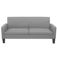 3-Seater Sofa 180x65x76 cm Dark Grey