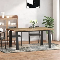 Dining Table Solid Acacia Wood 170x90x75 cm