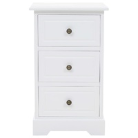 Bedside Cabinet MDF and Pinewood 35x32x59 cm