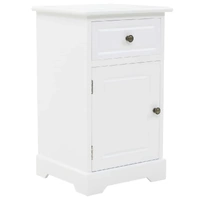 Bedside Cabinet MDF and Pinewood 35x32x59 cm