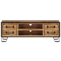 TV Cabinet with Drawers 120x30x40 cm Solid Mango Wood