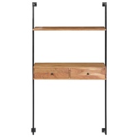 Wall Desk 90x40x170 cm Solid Acacia Wood