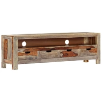 TV Cabinet Solid Acacia Wood 130x30x40 cm