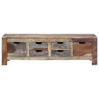 Coffee Table Grey 100x50x30 cm Solid Acacia Wood
