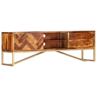 TV Cabinet 140x30x45 cm Solid Acacia Wood