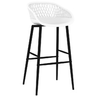Bar Chairs 4 pcs White
