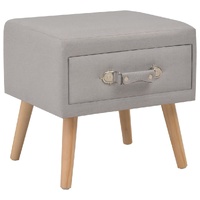 Bedside Cabinets 2 pcs Grey 40x35x40 cm Fabric