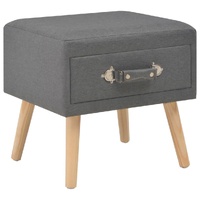 Bedside Cabinets 2 pcs Dark Grey 40x35x40 cm Fabric