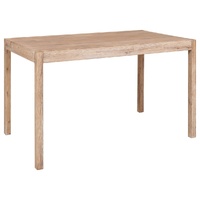 7 Piece Dining Set Solid Wood Acacia