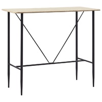 5 Piece Bar Set Plastic Black