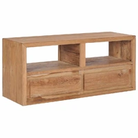 TV Cabinet 90x30x40 cm Solid Teak Wood