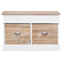 Hall Bench 70x35x45 cm Paulownia Wood