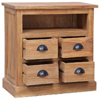 Side Cabinet 60x30x60 cm Solid Teak