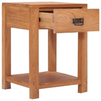 Bedside Cabinet 35x35x50 cm Solid Teak Wood