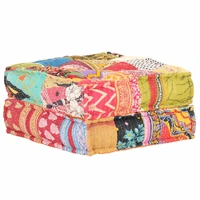 Pouffe 60x70x36 cm Patchwork Fabric