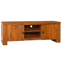 TV Cabinet 110x30x40 cm Solid Teak Wood