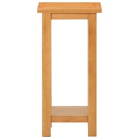 Side Table 27x24x55 cm Solid Oak Wood
