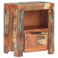 Bedside Cabinet 40x30x50 cm Solid Reclaimed Wood