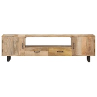 TV Cabinet 160x30x45 cm Solid Mango Wood