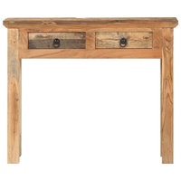 Console Table 90.5x30x75cm Solid Acacia Wood and Reclaimed Wood