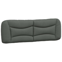 Headboard Cushion Dark Grey 153 cm Fabric