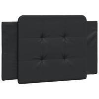 Headboard Cushion Black 90 cm Faux Leather