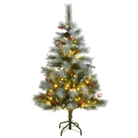 Artificial Hinged Christmas Tree 150 LEDs 120 cm