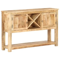 Sideboard 120x30x76 cm Rough Mango Wood