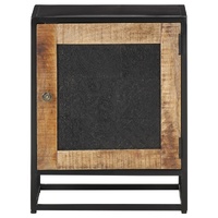 Bedside Cabinet 40x30x50 cm Rough Mango Wood
