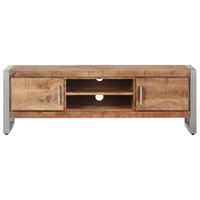 TV Cabinet 120x30x40 cm Rough Mango Wood