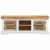 TV Cabinet 110x30x40 cm Solid Wood Mango